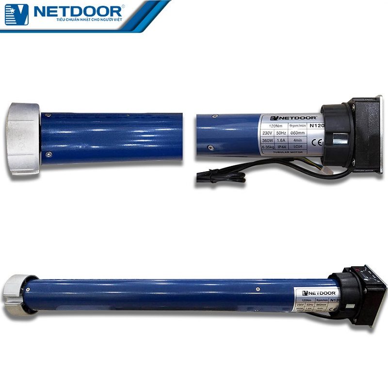 Motor ống nETDOOR 120Nm