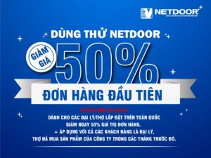 Chương trình khuyến mại giảm 50% đơn hàng đầu tiên