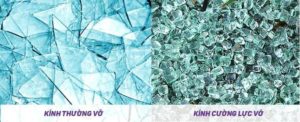 Phân biệt kính cường lực và kính thường thông qua mảnh vỡ của chúng